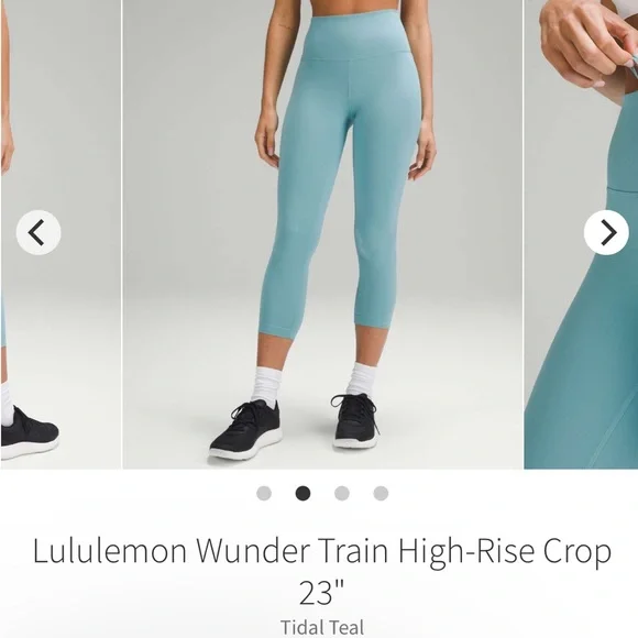 Lululemon Wunder Train HR Crop 8 - Picture 6 of 8